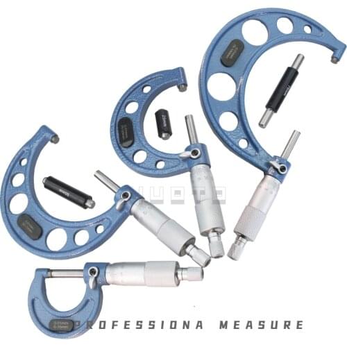 0-4inch Outside Micrometers in sets inch micrometer 0-1" 1-2" 2-3" 3-4" outside micrometer Mikrometer caliper thickness gauge me