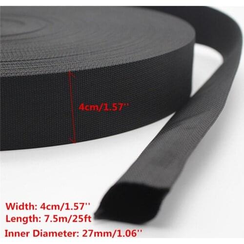 25FT 27mm Nylon Protective Sleeve Sheath Cable Cover Welding Tig Torch Hydraulic Hose Soldering Welding Supplies Tools