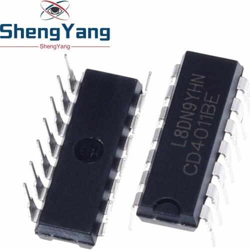 10PCS CD4011BE DIP14 CD4011 DIP 4011BE DIP-14 new and original IC