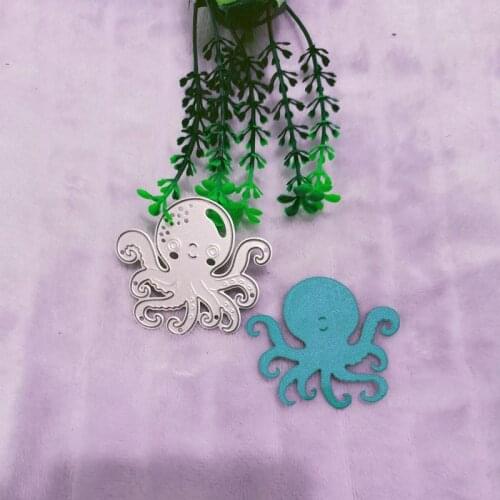 Octopus Metal Cutting Dies for DIY Scrapbooking Album Paper Cards Decorative Crafts Embossing Die Cuts