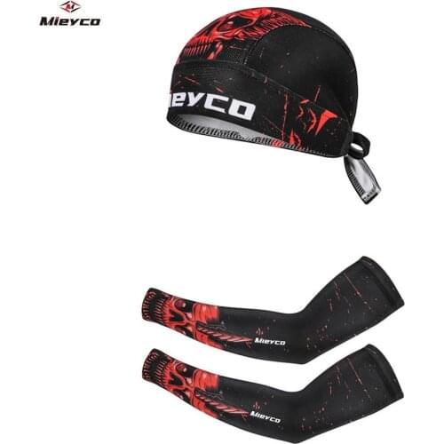 UV Sun Protection Arm Sleeve Running Arm Sleeves Basketball Cycling Cuff Ciclismo Outfit Outdoor Bandana Cycling Cap Head Cap