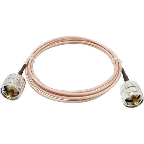 1-15M UHF PL259 Male to UHF PL259 Male ham Radio Cable RG316 for CB Radio WiFi Antenna Extension Coax for HAM VHF HF Radio