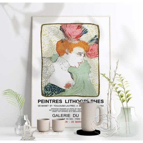 Henri De Toulouse-Lautrec Woman - Offset Print, Peintres Lithographes Poster, Lautrec Vintage French Art Print Home Wall Decor