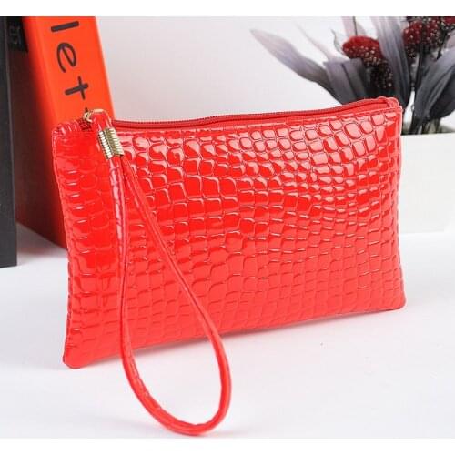 Womens wallet Crocodile PU Leather Clutch Handbag Coin Purse Crocodile purse Clutch Super high quality