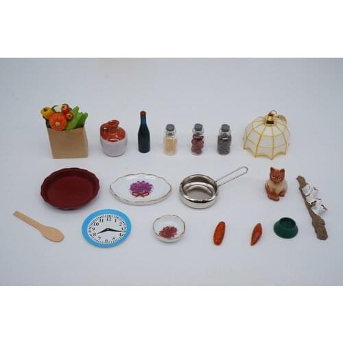 1:12 Dollhouse Mini Fashion Kitchen Restaurant Decor Accessories Dollhouse Furniture Toys