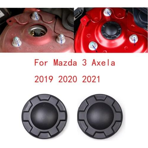 Car Shock Absorber Screw Protective Cover Dust Cover Decoration Protection Cover 2Pcs/set for Mazda 3 Axela 2019 2020 2021