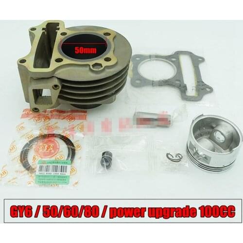 Free shipping for KYMCO motorcycle scooter Bicycle GY6 four red 48cc / 50/80 modified 100cc sets of cylinder