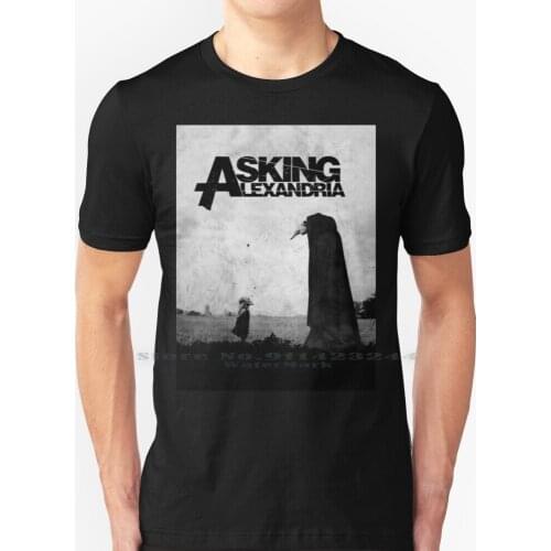 The Black - Asking Alexandria T Shirt 100% Pure Cotton Asking Alexandria Asking Alexandria Emo Red Ben Bruce Danny Worsnop Sam