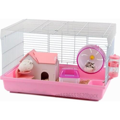 Double-decker Luxury Hamster Cage Villa Castle 60 Basic Cage Hamster Nest Exquisite and Durable Pet Large Villa