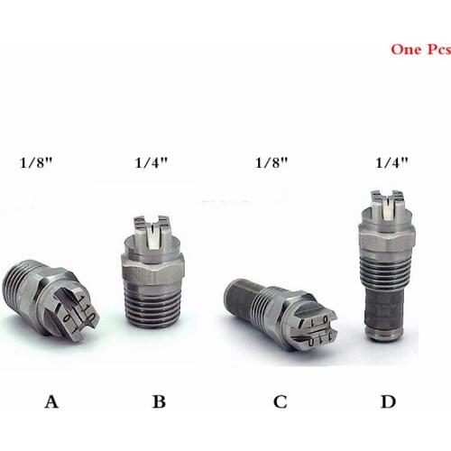 HVV flat fan nozzle,Veejet spray nozzle,High pressure flat fan spray nozzle,1/8" 1/4" selectable filter SS for pressure washer