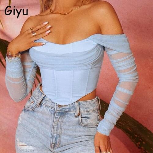 Giyu Womens Satin Shirts