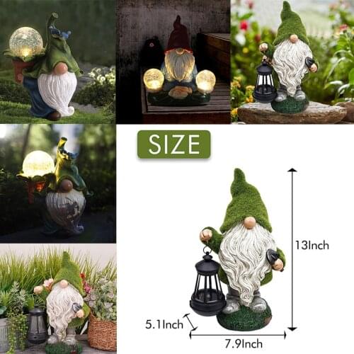 Creative Solar Garden Statue Outdoor Tortoise Figurine Decor with Succulent LED Light Jardin Yard Lawn Home Art Decoration