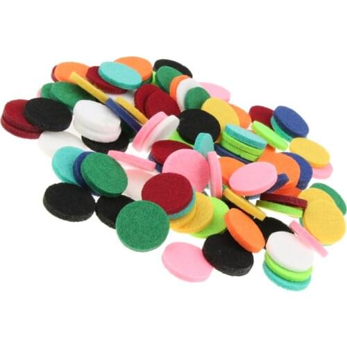 Pack of 100 Replacement Refill Pads Aroma Essential Oil Diffuser Necklace