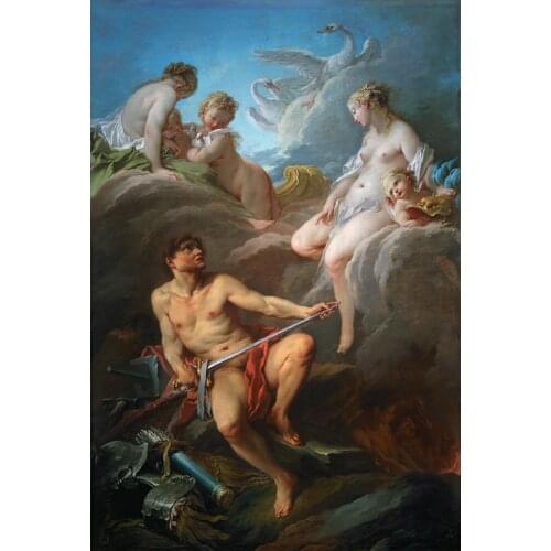 Wholesale painting # good quality #36" inch # nude art Venus Demanding Arms from Vulcan print canvas oil painting-free shipping
