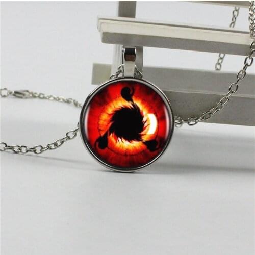 3 Color Cartoon Crystal Glass Pendant Necklace Female Jewelry