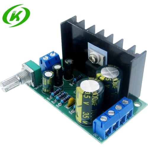 Amplifier Board TDA2050 Mono Audio Power Amplifier Board Module DC/AC 12-24V 5W-120W 1-Channel