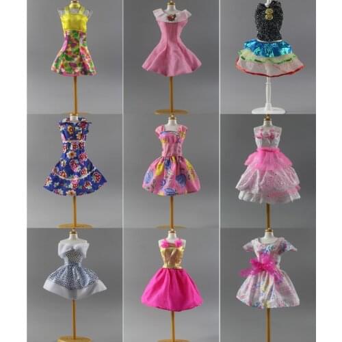30cm Doll Dress Fashion Clothes handmade outfit For Barbie Doll Accessories Baby Toys Best Girl' Gift