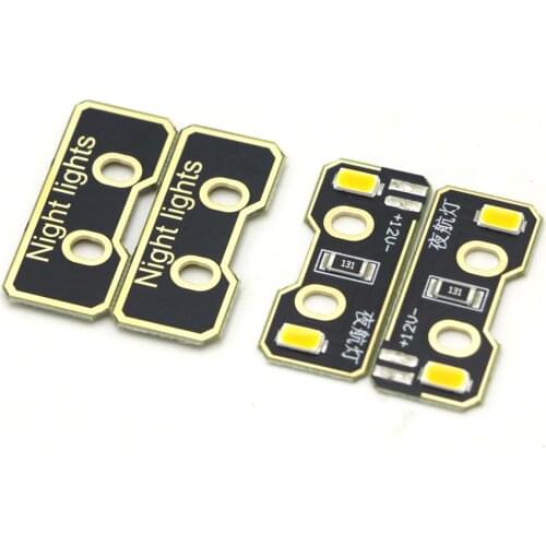 4pcs 12V LED Night Navigation Light High Power Light Rack LED Board with Cable for FPV Quadcopter F330 F450 F550 RC Drone