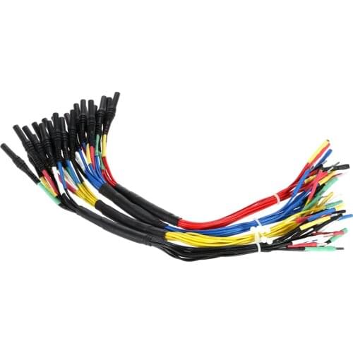 Hantek HT306 6-way Universal Breakout Leads for Automotive Oscilloscope Diagnostic 4 Sizes 0.6 mm, 1.5 mm, 2.3 mm and 2.8 mm