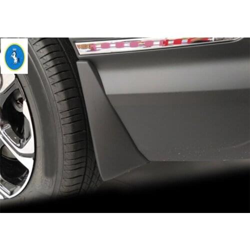Yimaautotrims Front & Rear Mud Guard Mudguards Splash Flaps Cover Kit 4 Piece / Black For Honda CRV CR-V 2017 2018 2019 Plastic