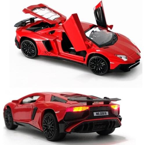 1:32 Scale LP750 Alloy Car Model Diecast Toy Vehicle High Simitation Toys For Children Kids