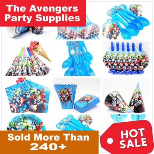 1-Avengers Birthday Party Supplies Decoration