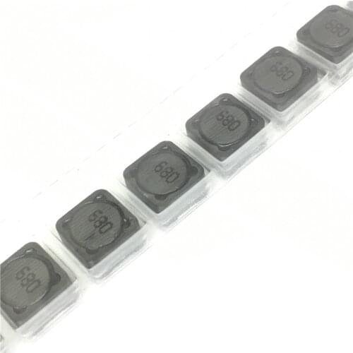 100pcs Shielded Inductor SMD Power Inductors cd127 68uh 680marking 12*12*7MM