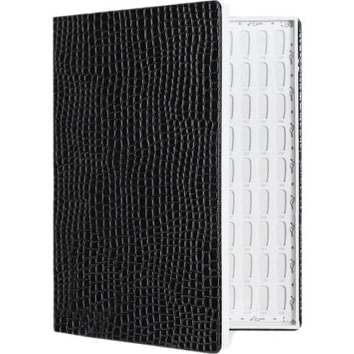 216 Colors Nail Tips Display Book DIY Nail Art Showing Shelf Gel Color Card Chart Painting Display Board