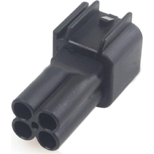5/10sets 4pin auto plastic 2.3mm series waterproof electrical black connector