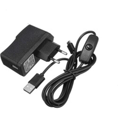 5V 2.5A Power Charger Adapter Power Supply For Raspberry Pi 3 Model B + Switch ON/OFF Micro Port Cable