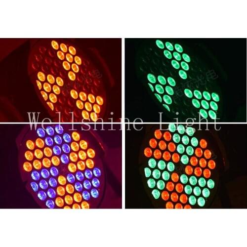 Free shipping 4 pcs/lot wind fan shaped wedding party 54*3w 3in1 led par light