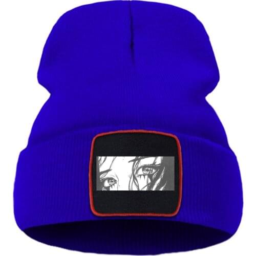 Are You Afraid Of The Dark Printed 2020 Knitted Caps Soft Warm Winter Hat Outdoor Hip Hop Unisex Caps Comfort Creative Caps