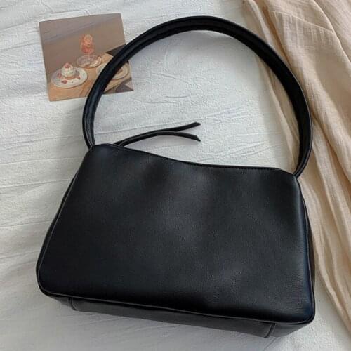 Designer Solid Color 2021 Womens Fashion Shoulder Bag Casual Simple Diagonal Bag Ladies Small Shoulder Bags Versatile Wallet