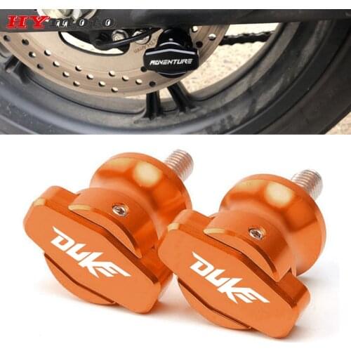 For KTM 990 SMT/SUPERMOTO/SUPER DUKE 1090/1190/1290 ADVENTURE R 10MM Motorcycle Accessories Stand Screws Swingarm Slider Spools