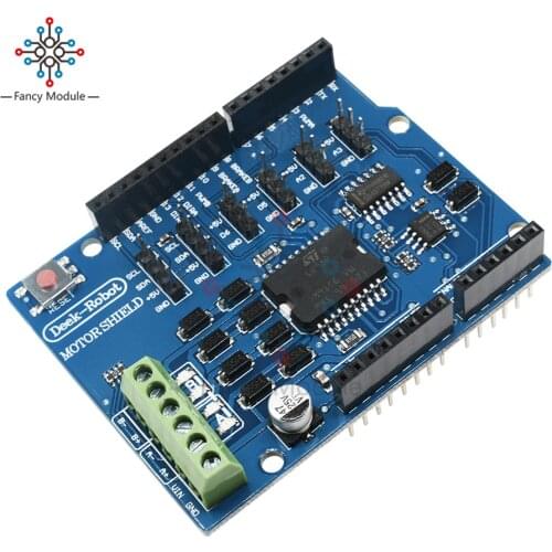 L298N L298P 4A Dual Channel DC Motor Driver Module Stepper Motor Driver Shield for Arduino 5 -12V Free Stop &Brake Function