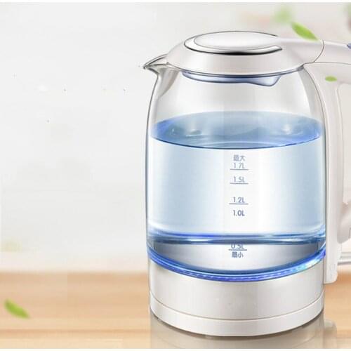Electric kettle household 304 stainless steel tray glass electric kettle