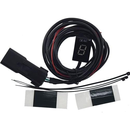 Motorcycle LCD Electronics 6 Speed 1-6 Level Gear Indicator Digital Gear Meter For Ducati Monster 796 Corse Stripe Non ABS / ABS