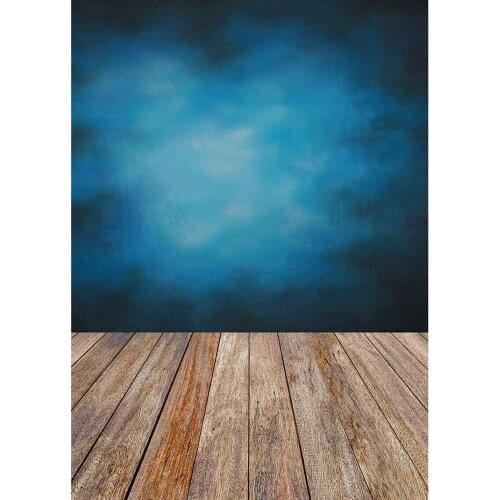 Starry Blue Gradient Photographic Backdrop for Vinyl Photo Studio Photoshoot Background for Children Baby Portrait Fond Photo