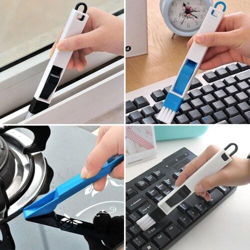 Small Cleaning Brush Household Dustpan Brush Clean Sliding Door Vents Keyboard