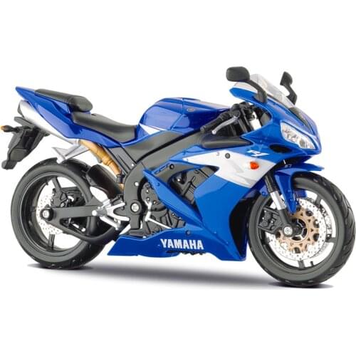 1:12 Maisto Yamaha YZF-R1 Die Cast Vehicles Collectible Motorcycle Model Toys Original Box Free Shipping Black Blue White