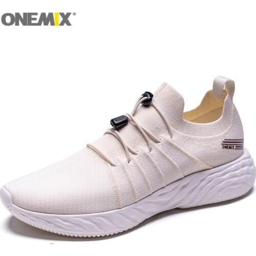 ONEMIX Mens Sneaker Sports Shoes Casual Outdoor Athletic Walking Shoes Breathable Non-Slip Women Light Road Running Shoes
