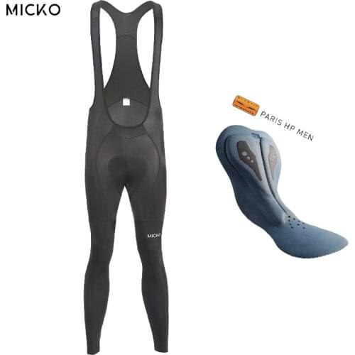 MICKO High Quality Mens Cycling Bib Pants MITI Fabric ETI Padded Bicycle Pants