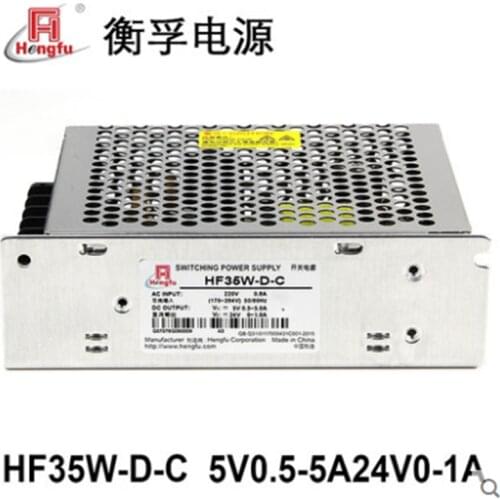 New Hengfu HF35W-D-C Charger DC 5V 0.5-5A 24V 0-1A Dual Channels Output Switching Power