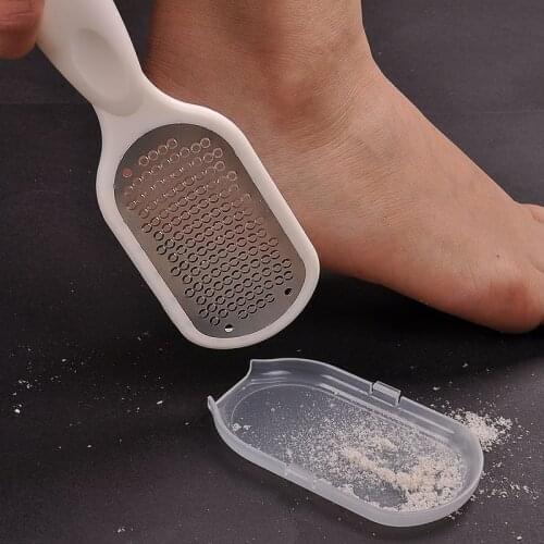 1pc New 304 Stainless Steel Callus Remover Foot File Scraper Portable Multifunctional Foot File Foot Care Tools
