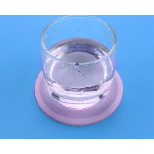 Silicone coffee cups Luminous Drink Coaster Tea beer Mug Holder Round Mat Replacemat Thicken Non-Slip Coaster for parties home