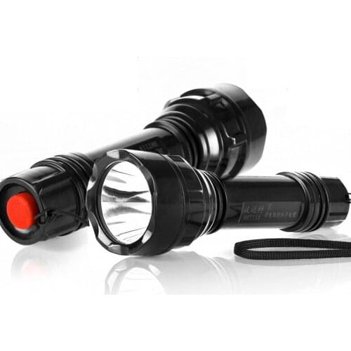 Led Lasher Torch Portable Flaslight 18650 Li Battery Rechargeable Long Burn Time For Home Camping Lighting Free Ship By DHL