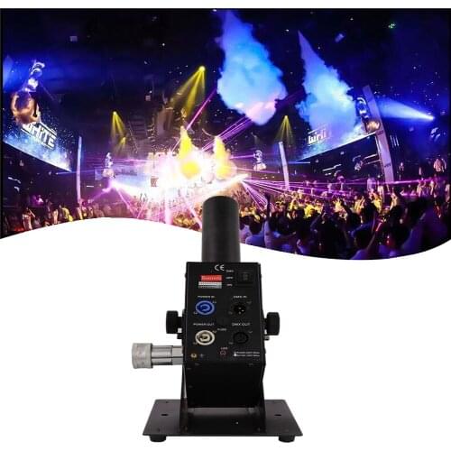 DMX512 DJ Smoke Angle CO2 JET Fog Machine For Dj KTV Disco Wedding Party Stage Effect