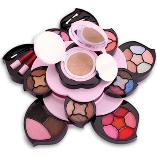 High Quality Middle Rose makeup kit,Fashion cosmetics set,Mosituizing Lipgloss,Repair Concealer,Magic Eyebrow, Solid Lipstick