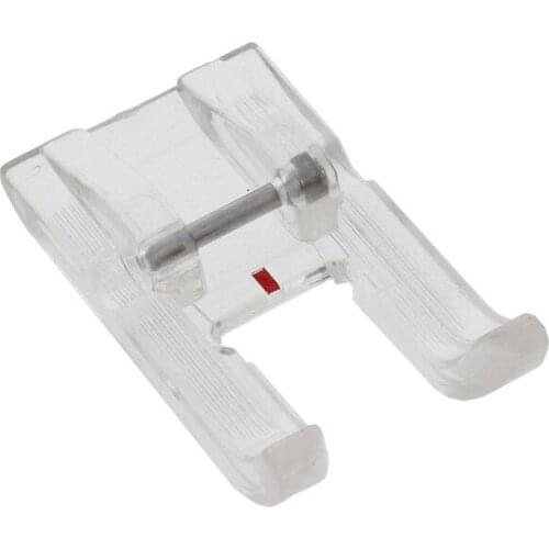 Snap On 7 mm Open Toe Clear Foot for Babylock Brother Elna Singer #492120-20