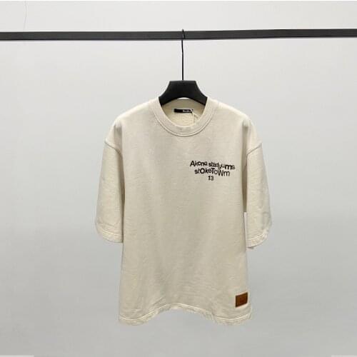 2021 New Summer High Quality Women T-shirt Loose Fashion Ladies AC Tee Round Neck Letter Print Casual Elegant Female Tops T291